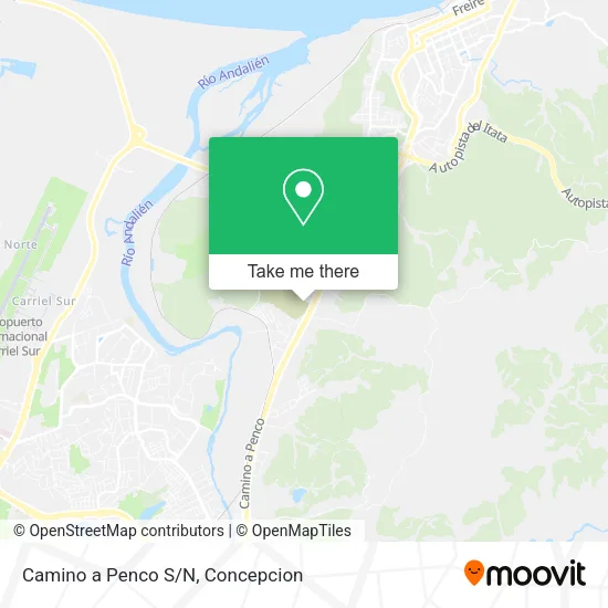 Camino a Penco S/N map