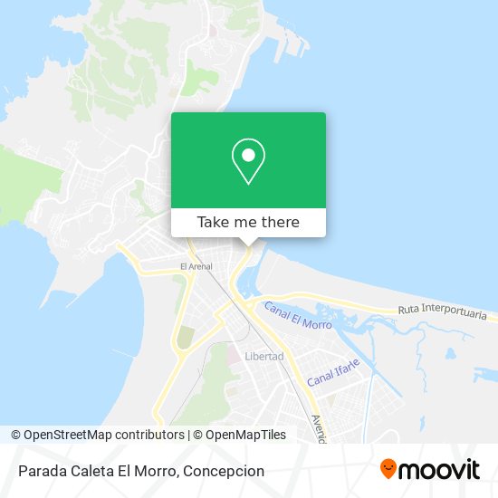 Mapa de Parada Caleta El Morro