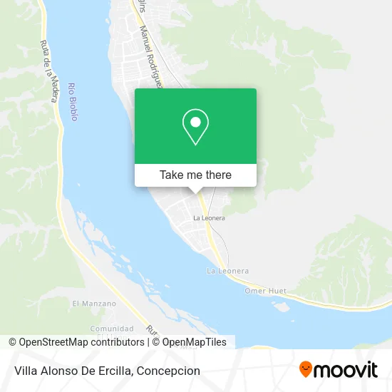 Mapa de Villa Alonso De Ercilla