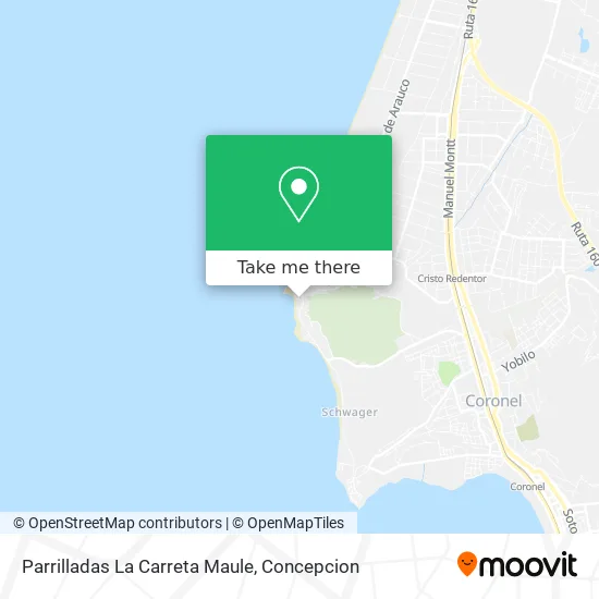 Parrilladas La Carreta Maule map