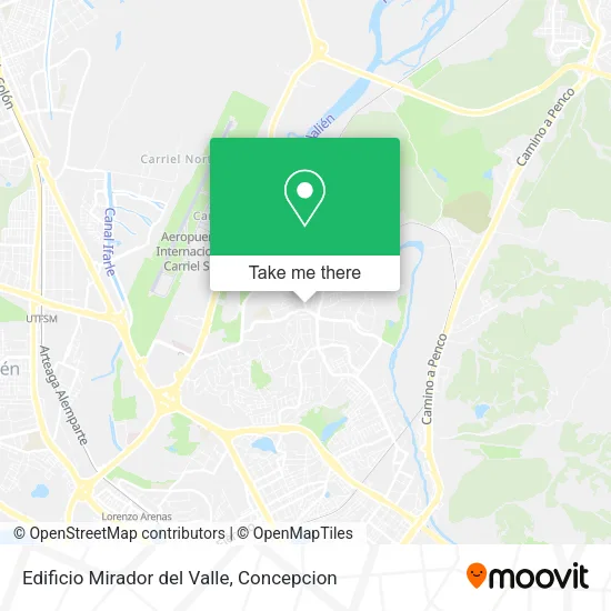 Edificio Mirador del Valle map