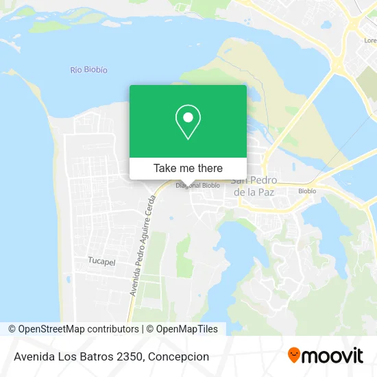 Mapa de Avenida Los Batros 2350
