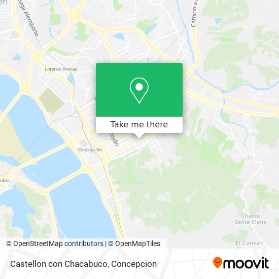 Castellon con Chacabuco map