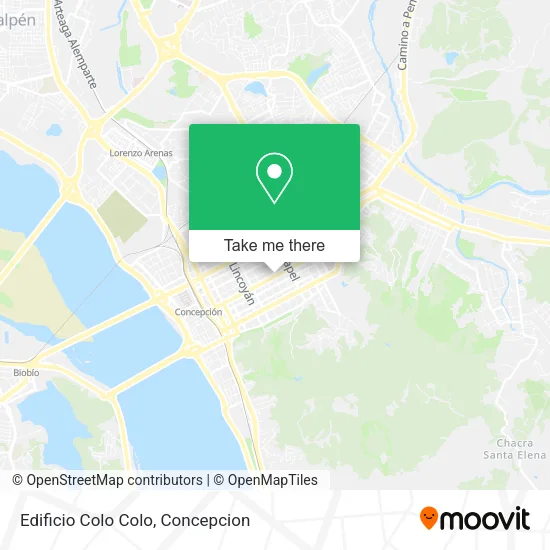 Mapa de Edificio Colo Colo