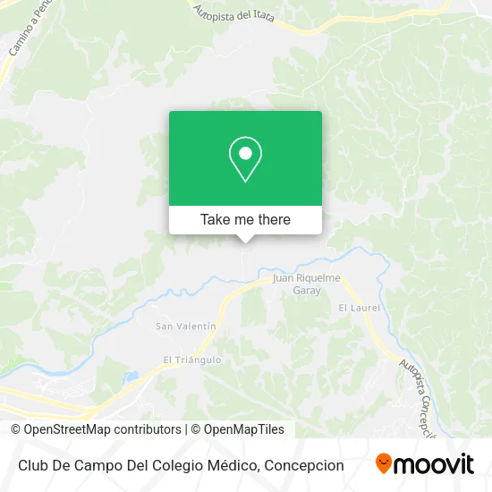 Mapa de Club De Campo Del Colegio Médico