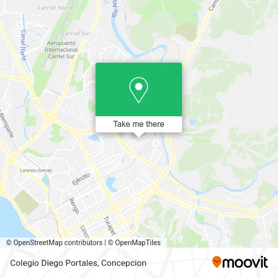 Colegio Diego Portales map