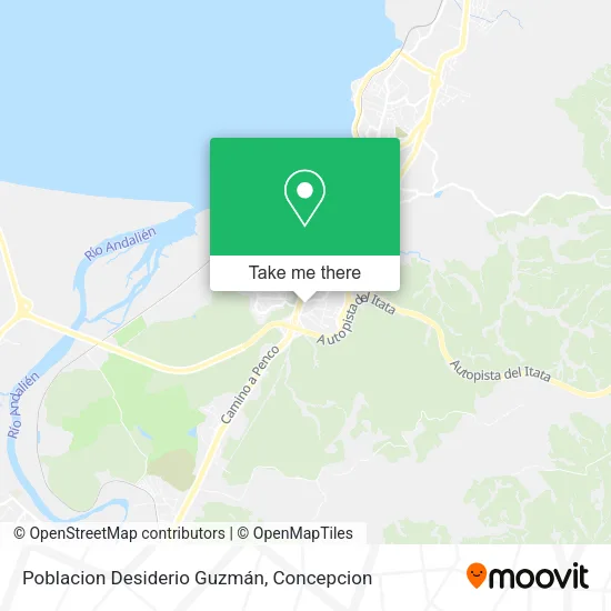 Mapa de Poblacion Desiderio Guzmán