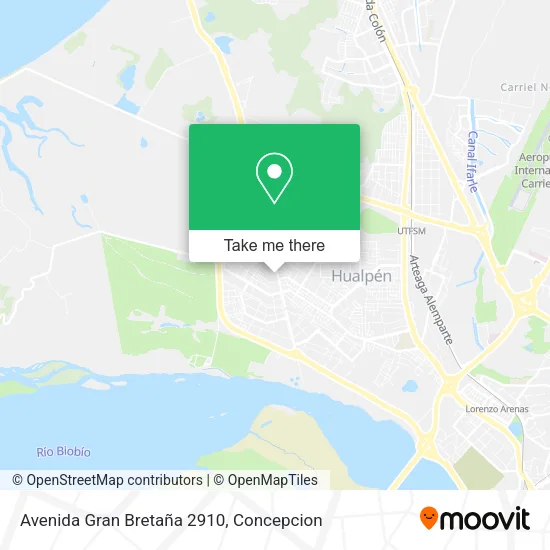 Avenida Gran Bretaña 2910 map