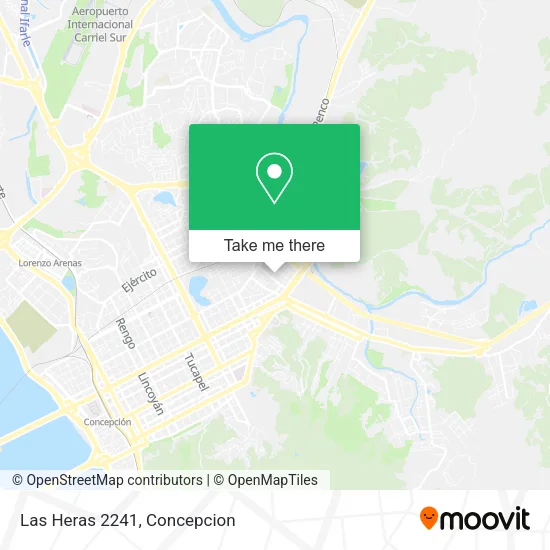 Mapa de Las Heras 2241