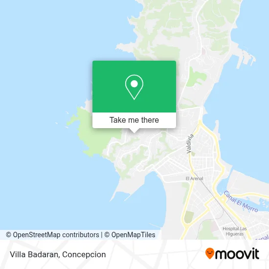 Villa Badaran map