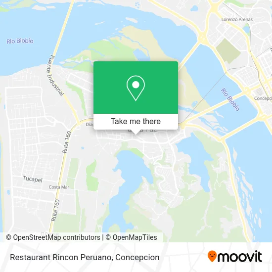 Restaurant Rincon Peruano map