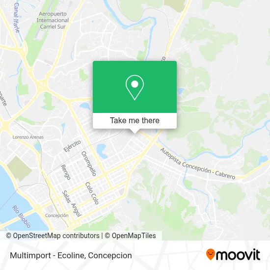 Multimport - Ecoline map
