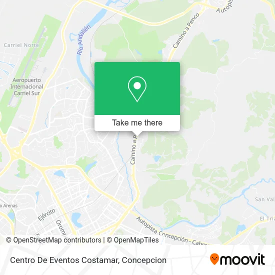 Centro De Eventos Costamar map