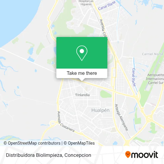 Distribuidora Biolimpieza map