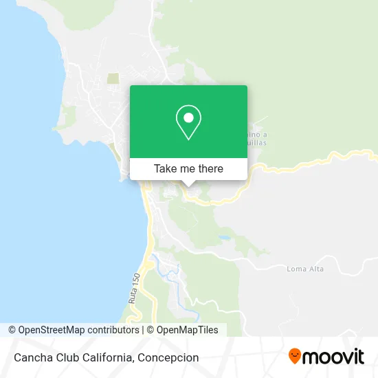 Cancha Club California map