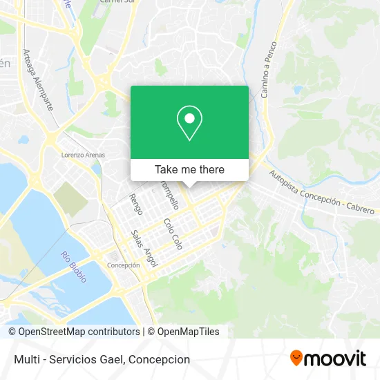 Multi - Servicios Gael map