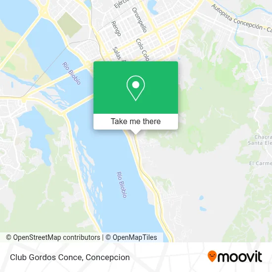 Club Gordos Conce map