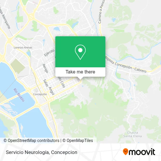 Servicio Neurología map