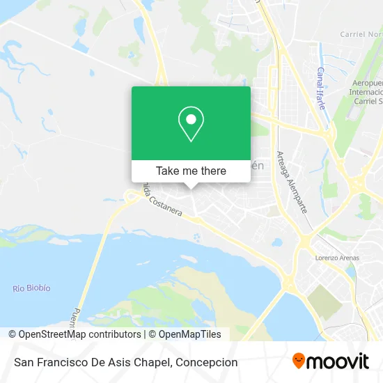 San Francisco De Asis Chapel map