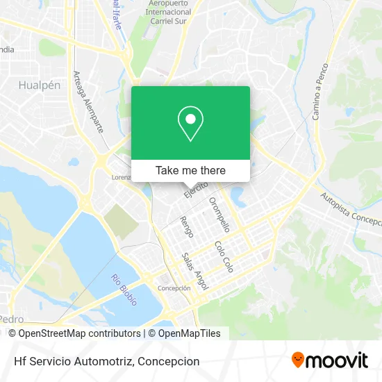Hf Servicio Automotriz map