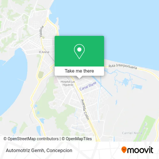 Automotriz Gemh map
