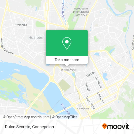 Dulce Secreto map