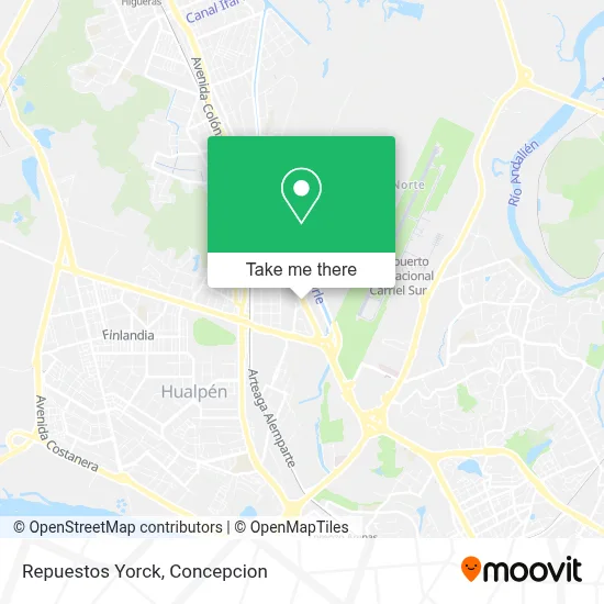 Repuestos Yorck map
