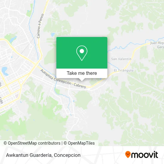 Awkantun Guardería map