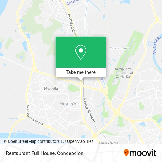 Restaurant Full House map