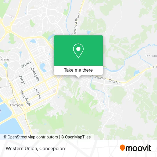 Western Union map