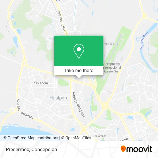 Presermec map