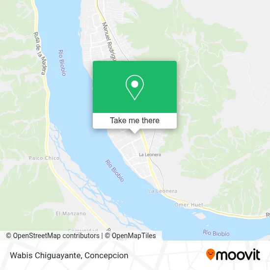 Wabis Chiguayante map