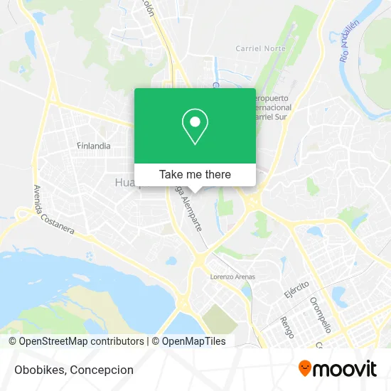 Obobikes map