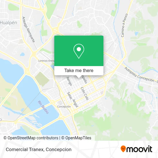 Comercial Tranex map