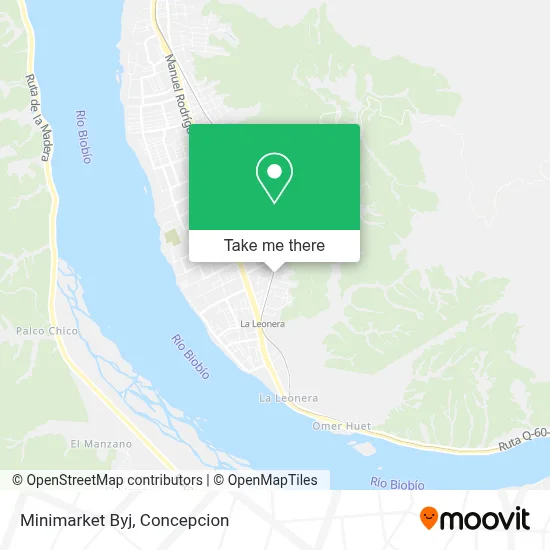Minimarket Byj map