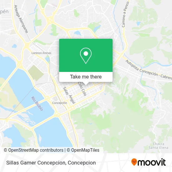 Sillas Gamer Concepcion map