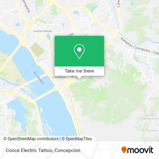 Conce Electric Tattoo map