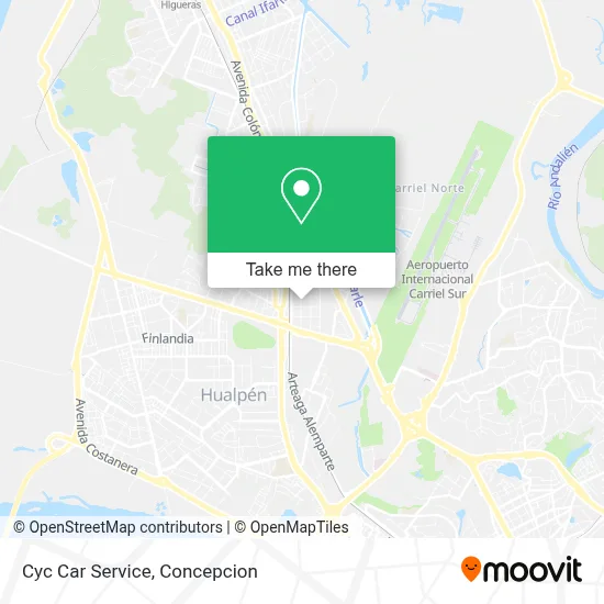 Cyc Car Service map