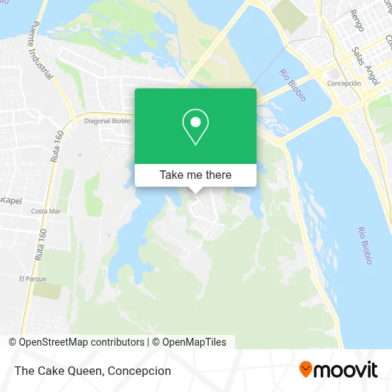 The Cake Queen map
