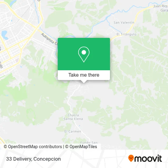 33 Delivery map