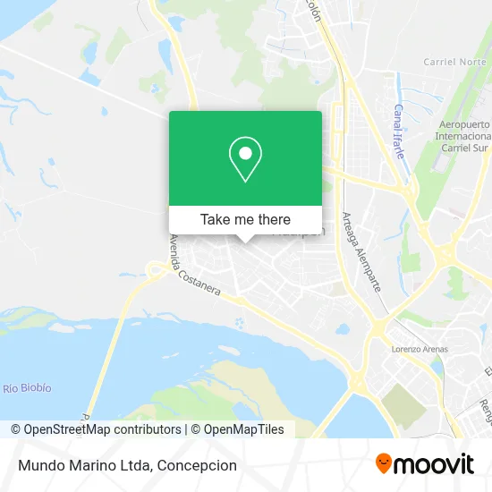 Mundo Marino Ltda map