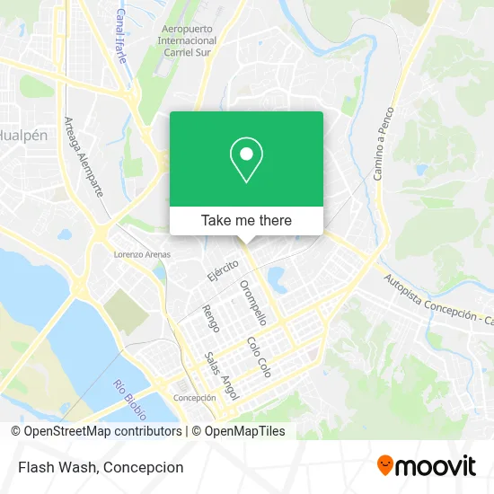 Flash Wash map