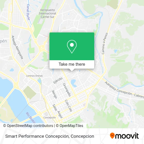 Smart Performance Concepción map