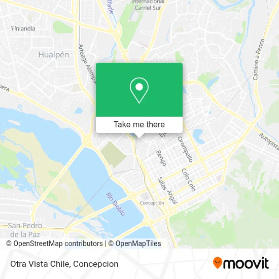 Otra Vista Chile map
