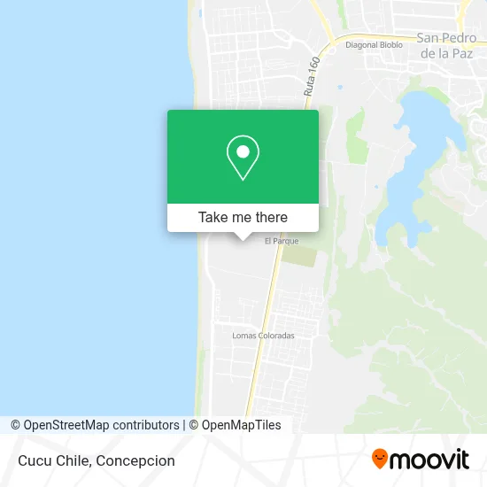 Cucu Chile map