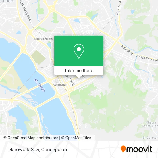 Teknowork Spa map