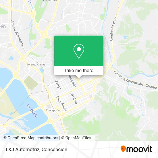 L&J Automotriz map