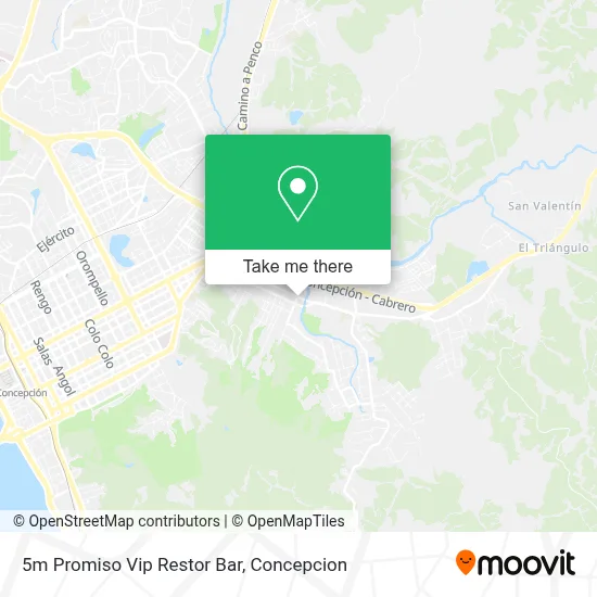 5m Promiso Vip Restor Bar map