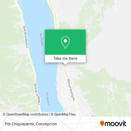 Pdi Chiguayante map