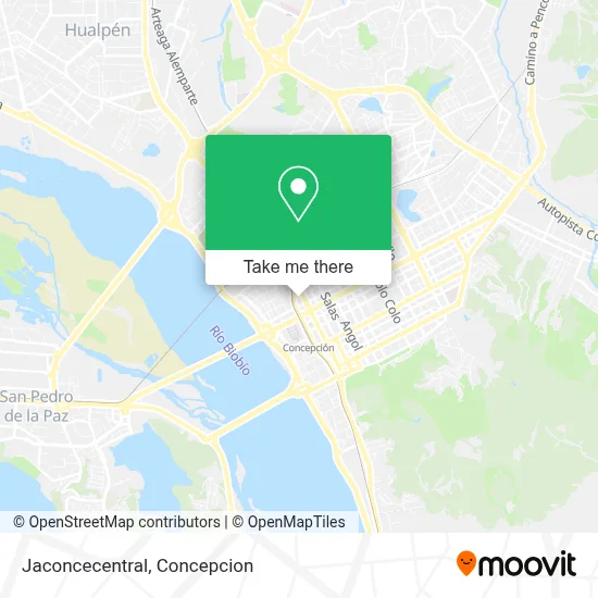 Jaconcecentral map